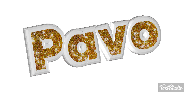 Pavo Efecto de texto