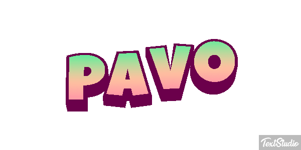 Pavo Efecto de texto