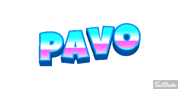 Pavo Efecto de texto