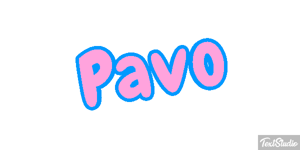 Pavo Efecto de texto
