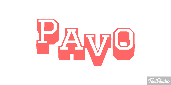 Pavo Efecto de texto