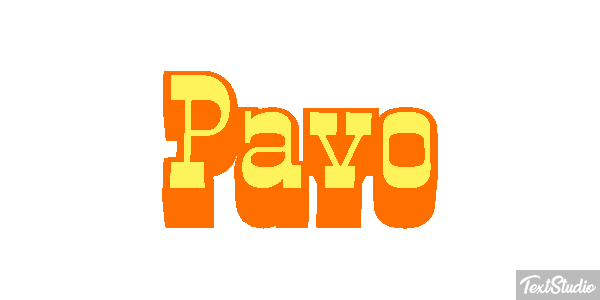 Pavo Efecto de texto