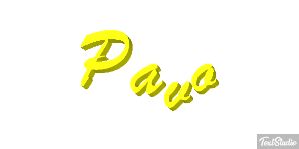Pavo Efecto de texto