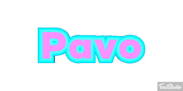 Pavo Efecto de texto
