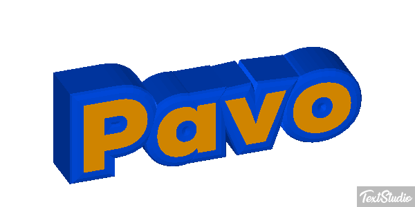 Pavo Efecto de texto