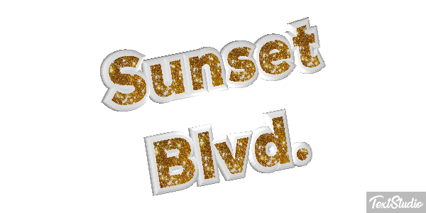 Sunset Blvd. テキスト効果