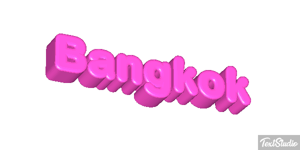 Bangkok Efekt tekstowy