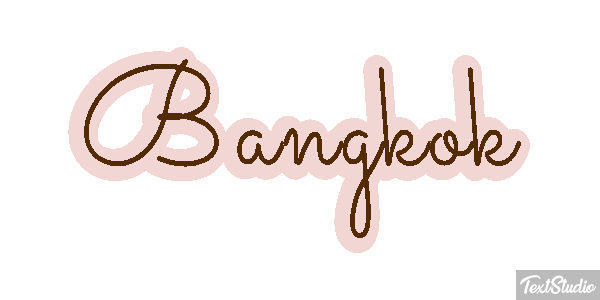 Bangkok Efekt tekstowy