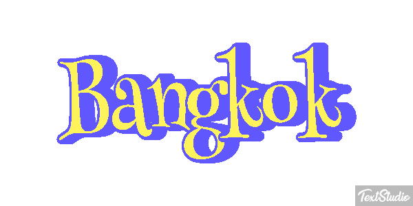 Bangkok Efekt tekstowy
