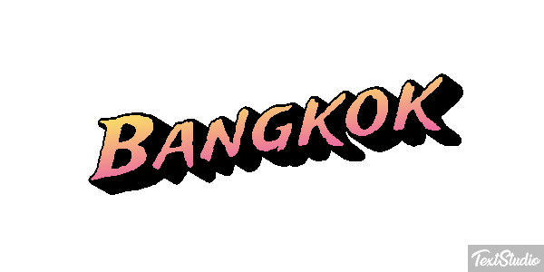 Bangkok Efekt tekstowy