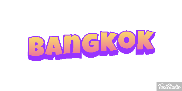 Bangkok Efekt tekstowy