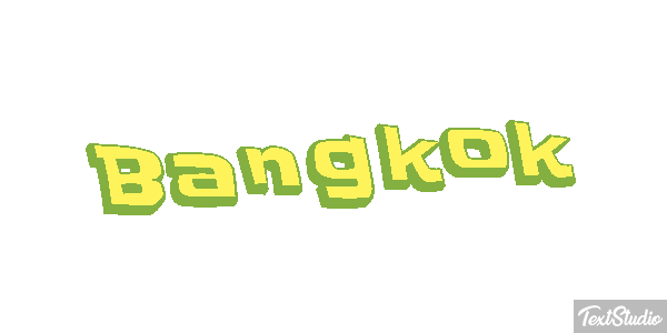 Bangkok Efekt tekstowy