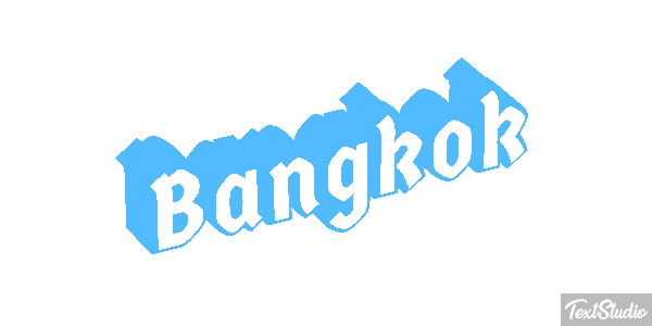 Bangkok Efekt tekstowy