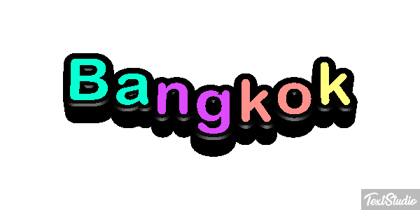Bangkok Efekt tekstowy