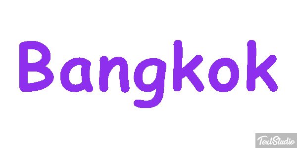 Bangkok Efekt tekstowy