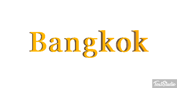 Bangkok Efekt tekstowy