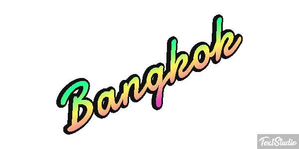 Bangkok Efekt tekstowy
