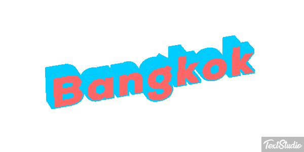 Bangkok Efekt tekstowy