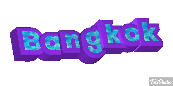 Bangkok Efekt tekstowy