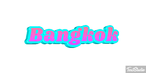 Bangkok Efekt tekstowy