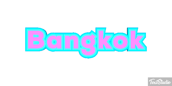 Bangkok Efekt tekstowy