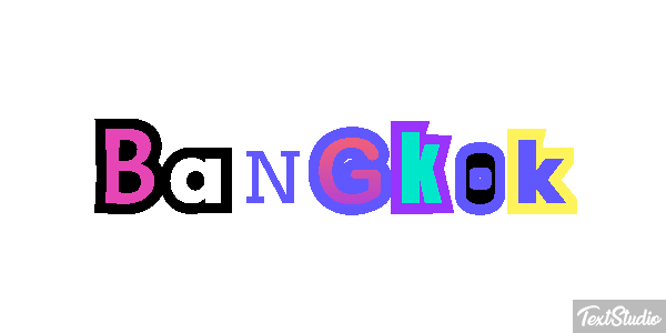 Bangkok Efekt tekstowy