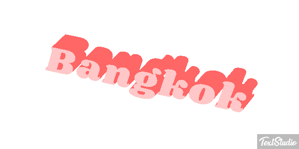 Bangkok Efekt tekstowy