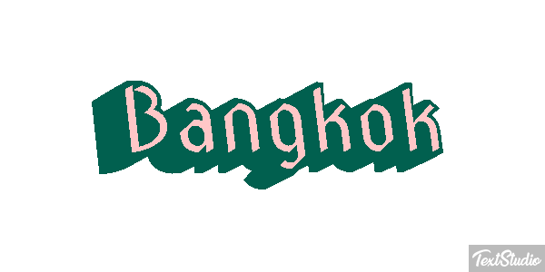 Bangkok Efekt tekstowy