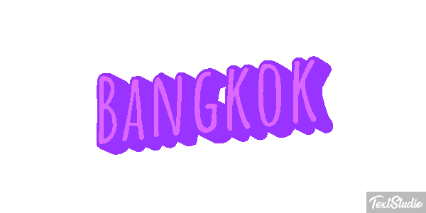 Bangkok Efekt tekstowy