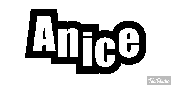 Anice Text effect