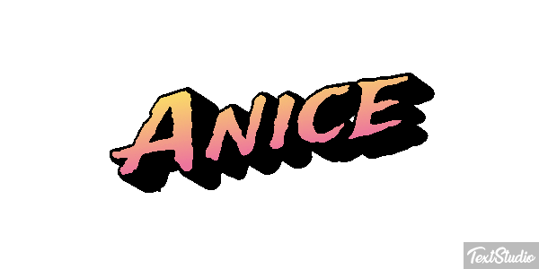Anice Text effect