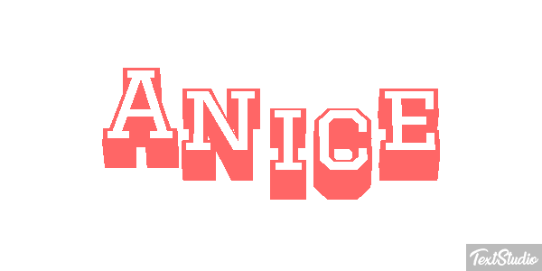 Anice Text effect