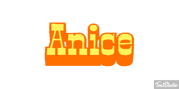 Anice Text effect