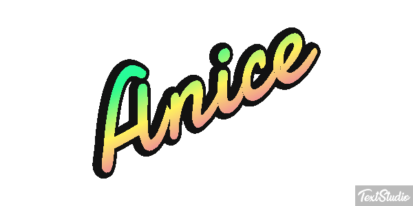 Anice Text effect