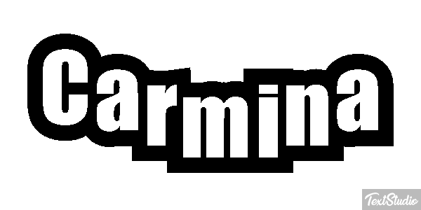 Carmina Text effect