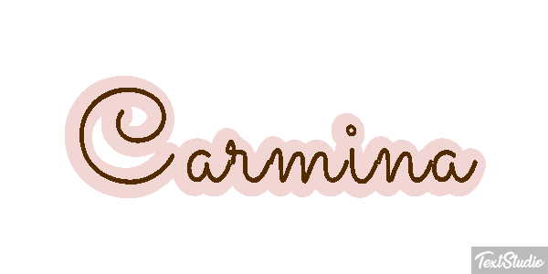 Carmina Text effect