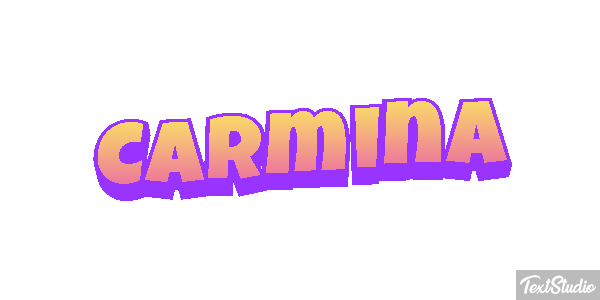 Carmina Text effect