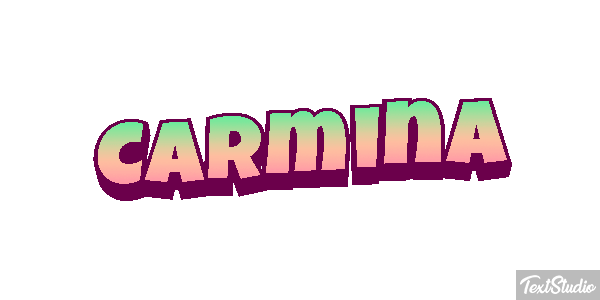 Carmina Text effect