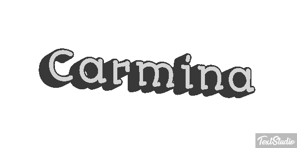 Carmina Text effect