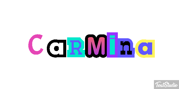 Carmina Text effect