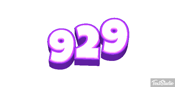 929 Text effect