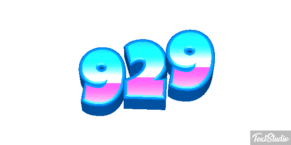 929 Text effect