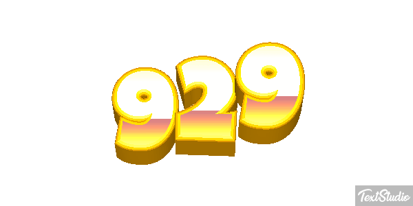 929 Text effect
