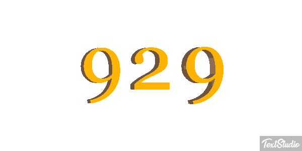 929 Text effect
