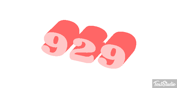 929 Text effect