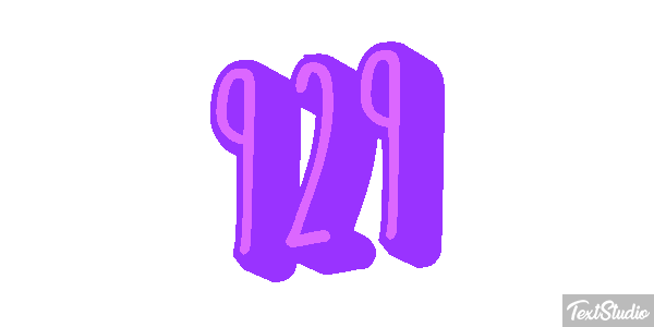929 Text effect