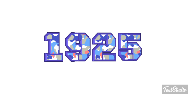 1925 Tekst effect