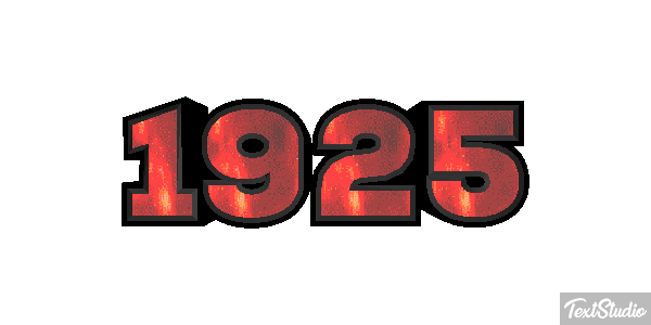 1925 Tekst effect