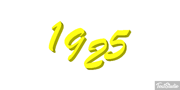 1925 Tekst effect