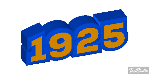 1925 Tekst effect